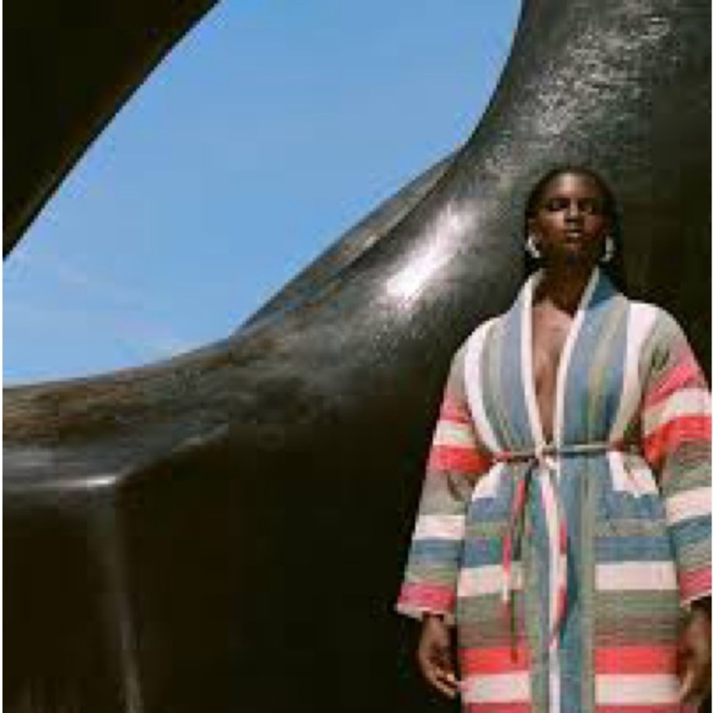 Colorful Striped Long Cardigan - Picture 4 of 4